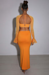 Astrid Maxi Skirt - Tangerine Babyboo Fashion Premium Exclusive Design