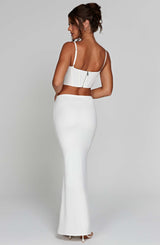 Astrid Maxi Skirt - White Skirt Babyboo Fashion Premium Exclusive Design