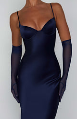 Athena Maxi Dress - Navy Dress Babyboo Fashion Premium Exclusive Design