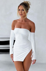 Becca Mini Dress - White Babyboo Fashion Premium Exclusive Design