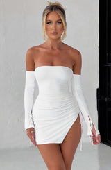 Becca Mini Dress - White Babyboo Fashion Premium Exclusive Design