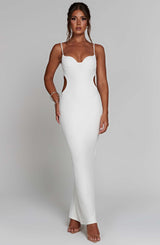 Celine Maxi Dress - White Dress Babyboo Fashion Premium Exclusive Design