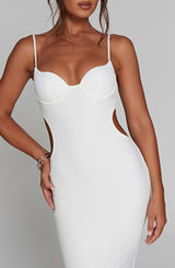 Celine Maxi Dress - White Dress Babyboo Fashion Premium Exclusive Design