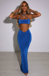 Elita Maxi Skirt - Electric Blue XS Babyboo Fashion Premium Exclusive Design
