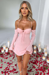 Fiona Mini Dress - Blush Dress Babyboo Fashion Premium Exclusive Design