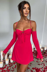 Fiona Mini Dress - Pink Dress Babyboo Fashion Premium Exclusive Design