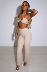 Kyana Crop - Beige Top Babyboo Fashion Premium Exclusive Design