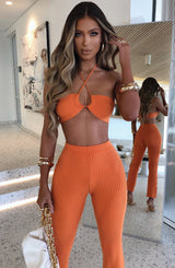 Kyana Pants - Orange Pants Babyboo Fashion Premium Exclusive Design