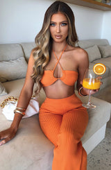 Kyana Pants - Orange Pants Babyboo Fashion Premium Exclusive Design