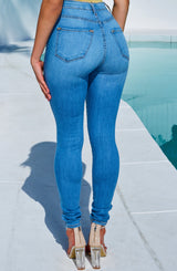 Kyla Jeans - Light Blue Jeans Babyboo Fashion Premium Exclusive Design
