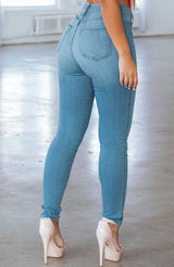 Kyla Jeans - Light Blue Jeans Babyboo Fashion Premium Exclusive Design