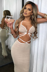 Lelita Maxi Skirt - Beige Babyboo Fashion Premium Exclusive Design