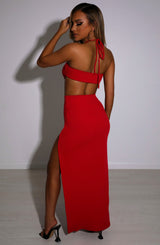 Mariana Maxi Skirt - Red Babyboo Fashion Premium Exclusive Design