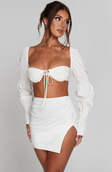 Perla Top - White Tops Babyboo Fashion Premium Exclusive Design