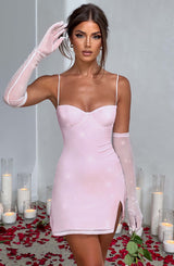 Pixie Mini Dress - Pink Sparkle Dress Babyboo Fashion Premium Exclusive Design