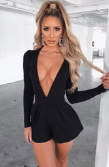 Retrospect playsuit - Black Playsuit XS Babyboo Fashion Premium Exclusive Design