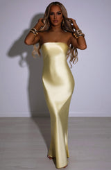 Rheanna Maxi Dress - Lemon Babyboo Fashion Premium Exclusive Design
