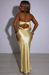 Rheanna Maxi Dress - Lemon Babyboo Fashion Premium Exclusive Design