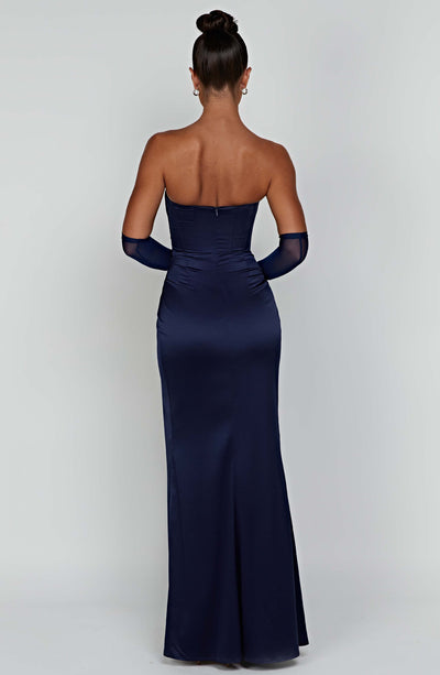 Collective Dress - Safiya Maxi Dress - Navy image 3