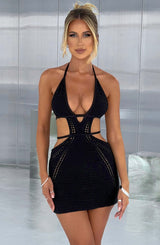 Selena Mini Dress - Black Babyboo Fashion Premium Exclusive Design
