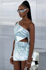 Stormi Top - Grey Haze Print Tops Babyboo Fashion Premium Exclusive Design