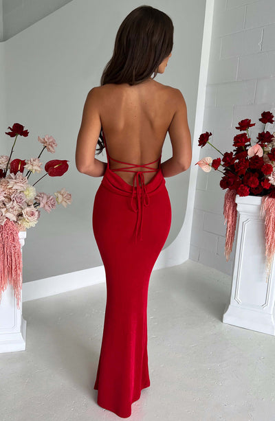 Shop Formal Dress - Talisa Maxi Dress - Red secondary image