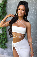 Vivianna Maxi Skirt - Beige Skirt Babyboo Fashion Premium Exclusive Design