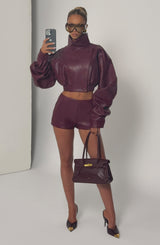 Bailey Jacket - Cherry Lacquer