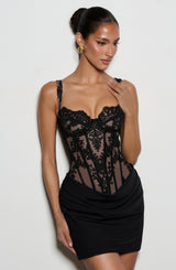 Nerina Mini Dress - Black