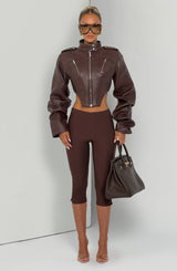 Malucia Jacket - Plum Brown