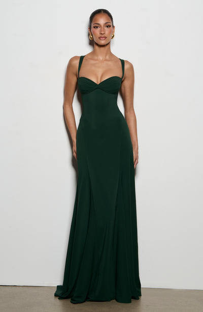 Shop the Irie Maxi Dress - Emerald | Babyboo Fashion