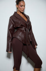 Nevada Jacket - Plum Brown