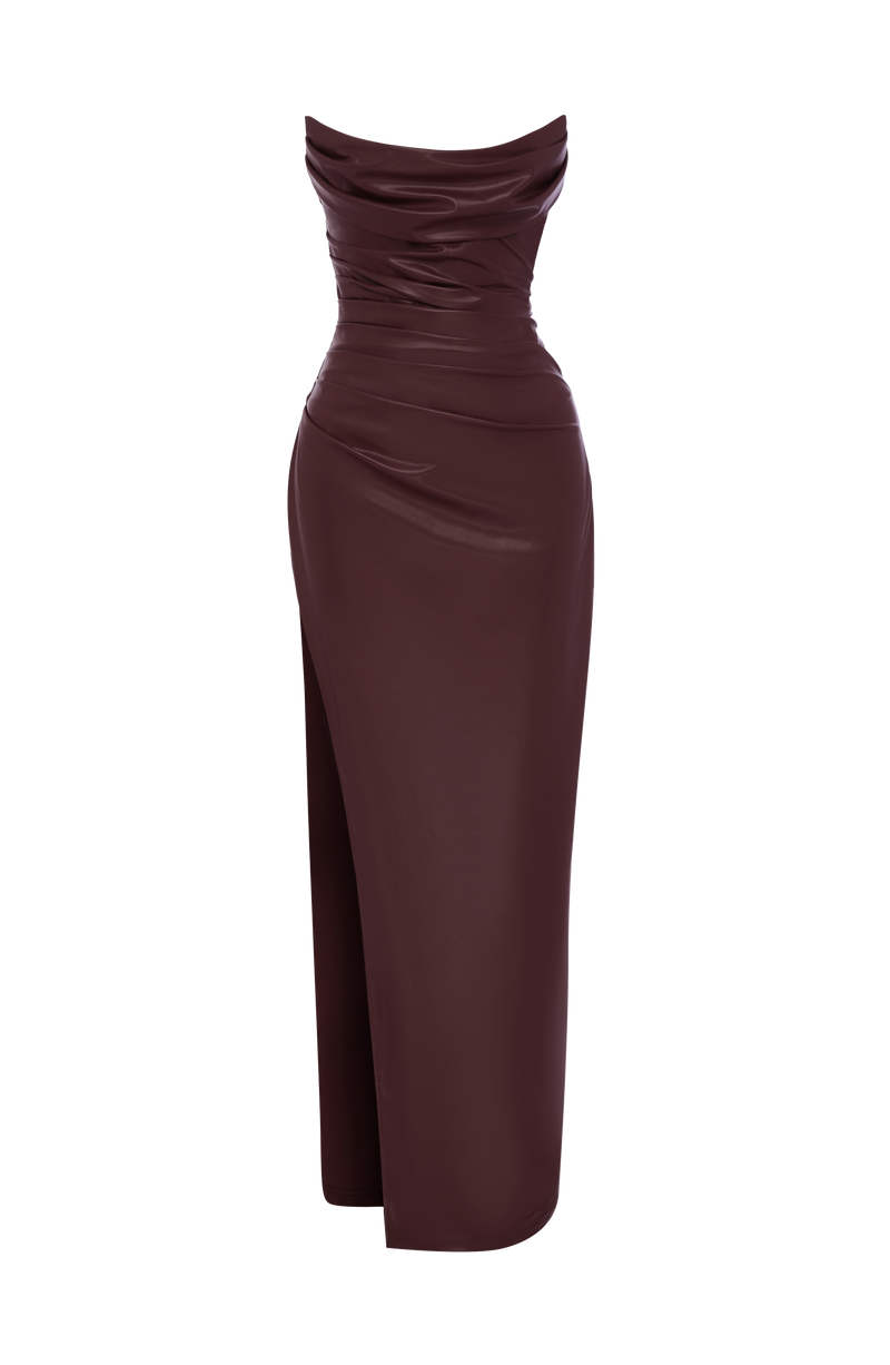superdown alba maxi dress Babyboo in Burgundy Size XS lace up back dress Size:9 UK / 10 US this silhouette stuns from Jarlo structured a-line mini