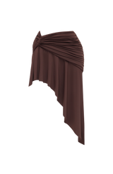 Alto Mini Skirt - Plum Brown