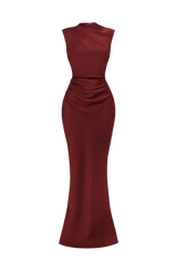 Avielle Maxi Dress - Deep Rust