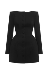 Azzurra Mini Dress - Black