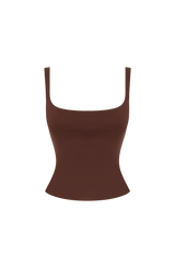 Bea Top - Plum Brown