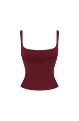 Bea Top - Cherry Lacquer