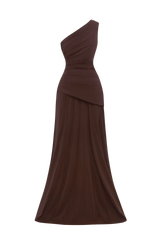 Bianca Maxi Dress - Plum Brown