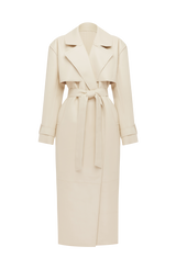 Bridget Trench Coat - Cream