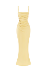 Calanthe Maxi Dress - Lemon