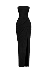 Cyra Maxi Dress - Black