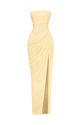 Cyra Maxi Dress - Lemon