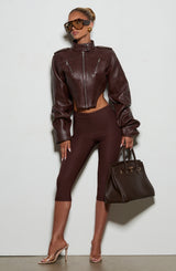 Malucia Jacket - Plum Brown