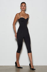 Tora Capri Jumpsuit - Black