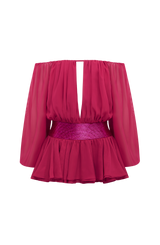 Deja Playsuit - Raspberry