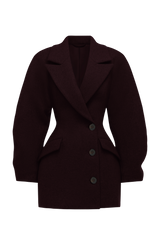 Dylan Blazer Dress - Plum