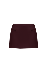 Edna Mini Skirt - Plum