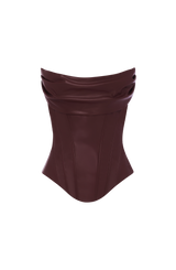 Elvina Corset - Burgundy