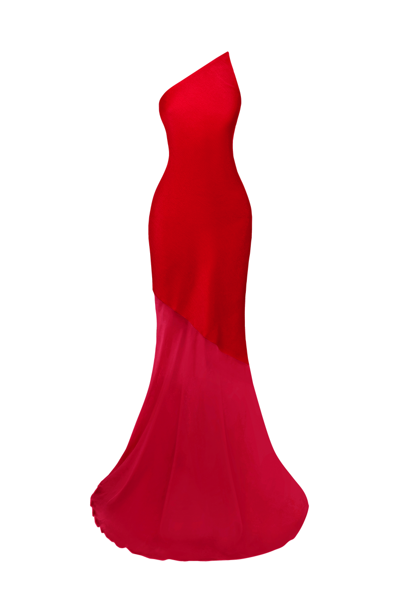 Buy Red Maxi Dress - Fable Gown - Red
